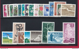 1960-66 NEW ZEALAND  - Ordinaria Vedute, Fiori E Animali , Yv. N° 384/401 23 Va - Otros & Sin Clasificación