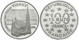 FRANCIA. 100 Francs. 15 Euro. Catedral De Saint Etienne. Viena. 1996. (Ar. 22,1 - Otros & Sin Clasificación