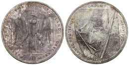 ALEMANIA. 10 Marcos (Ar. 15,66g/33mm). 1990. Hamburgo J. 800 Aniversario  De La - Other & Unclassified