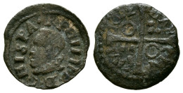 FELIPE III (1598-1621). Diner (Ae. 0,62g/13mm). 162 (sic). Barcelona. (Cal-2019 - Monedas Provinciales