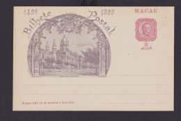 Asia Macau Macao Ganzsache China Portugal Kolonie Vasco Da Gama Eroberer 2 Avos - Storia Postale