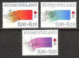 1977. Finland. Red Cross. MNH. Mi. Nr. 799-801 - Ongebruikt