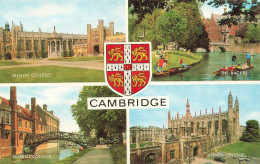 ROYAUME-UNI - Angleterre - Cambridge - Trinity College - The Backs - Queens'college - King's College - Carte Postale - Cambridge