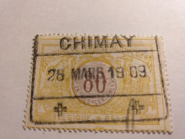 COB TR39.oblitération Centrale Chimay Le 28/03/1909 - Used