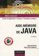 Aide-mémoire De Java (2008) De Vincent Granet - Informatica