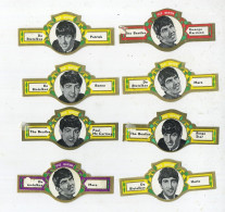 THE BEATLES     :  8   BAGUES DE CIGARE  -   8   Sigarenbanden  (  See Scan For Detail ) - Cigar Bands