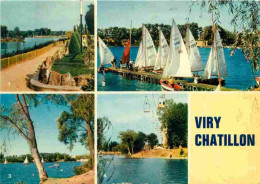 91 - Viry-Chatillon - Le Bassin Nautique - Multivues - Voile - CPM - Voir Scans Recto-Verso - Viry-Châtillon