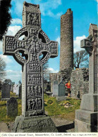 Irlande - Louth - Monasterboice - Celtic Cross And Round Tower - CPM - Voir Scans Recto-Verso - Louth