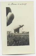 LE FLEURUS ET SON HANGAR DIRIGEABLE  CARTE PHOTO - Other & Unclassified