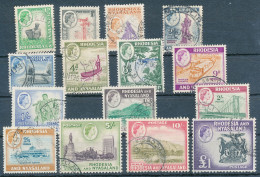 BF0749 / RHODESIA & NYASALAND  - 1959  ,  Landesansichten   -   Michel 19-33 - Rhodesia & Nyasaland (1954-1963)