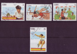 Amérique - Cuba - Barcelona 92 - 4 Timbres Différents - 6993 - Otros & Sin Clasificación