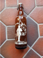 Bouteille De Biere-  100 Cl  - Brasserie Jeanne D'arc Ronchin Pres Lille 59 - Bière