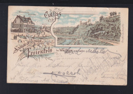 Dt. Reich Litho Freienfels Bei Weilburg Ad Lahn - Weilburg