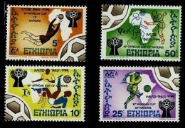 (212) Ethiopia / Ethiopie  Sport / Football / Soccer / Fußball / 4 Val. ** / Mnh  Michel 849-52 - Ethiopie