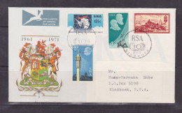 South West Africa 1971 10th Anniversary Of The Republic And Antarctic Treaty FDC Nr. 3 Typed Address - Antarctic Treaty