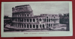 Carta Postale Non Circulée - 14 Cm X 7 Cm - ITALIA - ROMA - IL COLOSSEO O ANFITEATRO FLAVIO - Colosseum