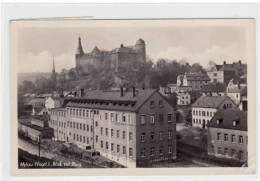 39039403 - Mylau Mit Blick Zur Burg Gelaufen Von 1955. Kleine Knicke Unten Rechts, Sonst Gut Erhalten - Mylau