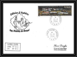 2457 ANTARCTIC Terres Australes TAAF Lettre Cover Dufresne 2 N°393 Les Mariés Du Crozet 26/8/2004 - Briefe U. Dokumente