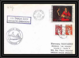 2185 Thala Dan 17/10/1980 TAAF Antarctic Terres Australes Lettre (cover) - Antarctische Expedities