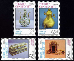 Türkiye 1987 Mi 2780-2783 MNH Treasures From The Topkapi Museum (4th Issue) - Unused Stamps
