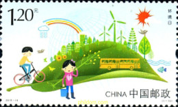 348240 MNH CHINA. República Popular 2015 DÍA MUNDIAL DEL MEDIO AMBIENTE - Ongebruikt