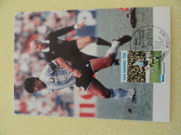 CARTE MAXIMUM CARD DIEGO MARADONA ARGENTINE - 1990 – Italie