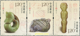 631993 MNH CHINA. República Popular 2017 JADES DE LA CULTURA HONGSHAN - Unused Stamps