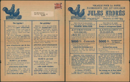 Houyoux - N°192  Sur Dépliant PUB "Jules Andres, Volaille Pour La Ponte" + Préo "Verviers 1923" > Namur - 1948 Exportación