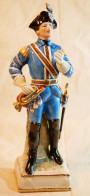 CAPODIMONTE - Sujet Militaire En Porcelaine - HORNIST  Trompette Marque Au N Couronné  Style XVIII Ième - Capodimonte (ITA)