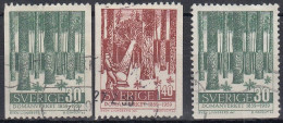 SUECIA 1959 Nº 442/443 + 442a USADO - Used Stamps