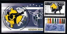 Kosovo 2014 Mi. Bl. 27, 277-278 Bloc Feuillet 100% Karaté Neuf ** - Kosovo