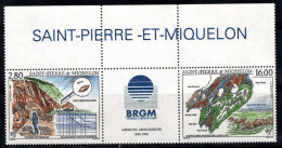 Saint-Pierre-et-Miquelon 1995 Yv. 619A Neuf ** 100% Missions Géologiques - Unused Stamps