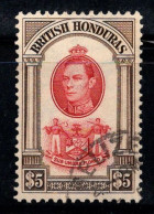 Honduras Britannique 1938 Mi. 123 Oblitéré 100% Roi George VI, 5 $ - Britisch-Honduras (...-1970)