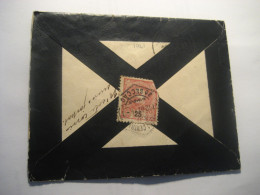 LISBOA 1901 To Figueira Da Foz Cancel Duel Condolence Cover PORTUGAL - Storia Postale