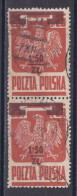 Pologne - République 1944 - 1960   Y & T N °  431  Paire Oblitérée - Gebraucht