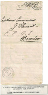 Lettre En SMB Franchise Postale Obl. BXL QL 16/6/1919 > Capitaine Commandant Clément Beverloo C. D'arrivée - Briefe U. Dokumente