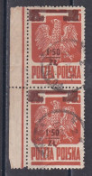 Pologne - République 1944 - 1960   Y & T N °  431  Paire Oblitérée  B D F - Gebraucht