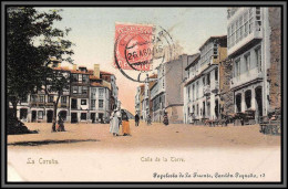 11713 Pub Papeleria Carte Postale 1905 La Coruna Calle De La Torre Postcard Espagne Espana  - Lettres & Documents