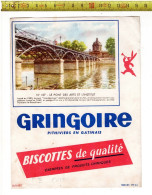 SOLDE 2008 - BUVARD - BISCOTTES GRINGOIRE - LE PONT DES ARTS ET L INSITUT - Levensmiddelen