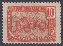 CONGO N° 31c ERREUR DE COULEUR BRIQUE & MARRON NEUF * GOMME CHARNIERE - SIGNE CALVES - COTE 400 € - Unused Stamps