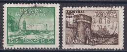 Pologne - République 1944 - 1960   Y & T N °  526  Et  527  Oblitérés - Gebraucht