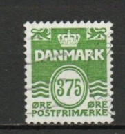 Denmark, 1999, Numeral & Wave Lines, 375ø, USED - Used Stamps