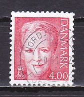 Denmark, 2000, Queen Margrethe II, 4.00kr, USED - Used Stamps