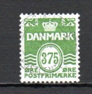 Denmark, 1999, Numeral & Wave Lines, 375ø, USED - Usati