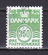 Denmark, 1992, Numeral & Wave Lines, 350ø, USED - Usati