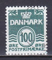 Denmark, 1981, Numeral & Wave Lines, 100ø, USED - Oblitérés