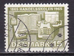 Denmark, 1965, Commercial School Centenary, 15ø, USED - Oblitérés