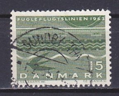 Denmark, 1963, Denmark-Germany Railway Link/Fluorescent, 15ø, USED - Oblitérés