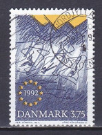 Denmark, 1992, European Single Market, 3.75kr, USED - Oblitérés