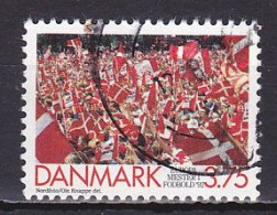 Denmark, 1992, Demark European Football Champions, 3.75kr, USED - Oblitérés